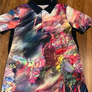 New boys adidas polo tennis shirt active wear  
Vibrant Floral Polo Shirt